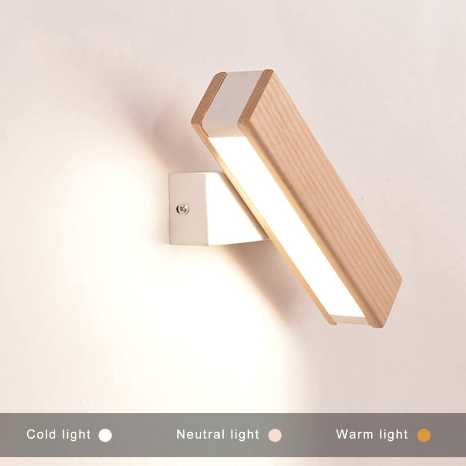 Деревянные квадратные бра