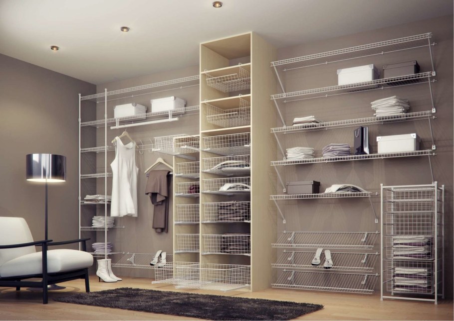 Сетчатая гардеробная система Леруа Мерлен