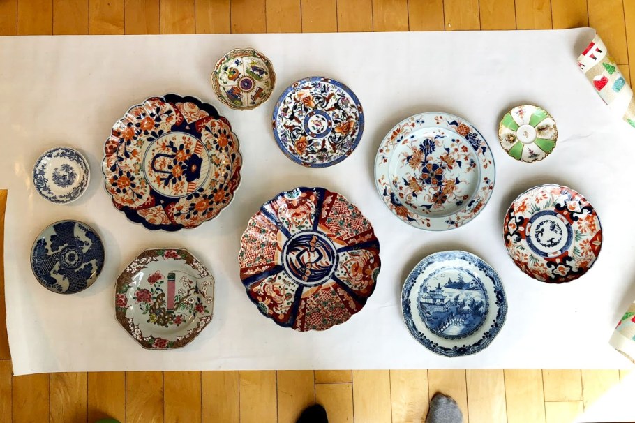 Керамические тарелки на стену для кухни