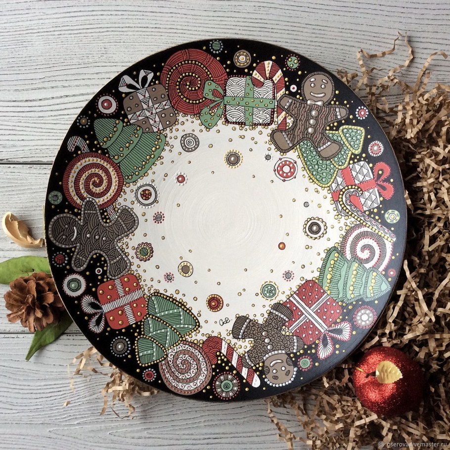 Тарелка декор
