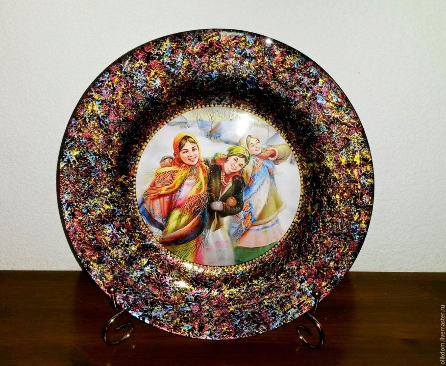 Декоративная тарелочка