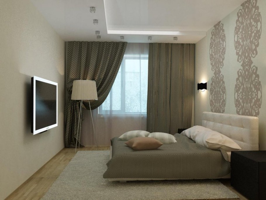 Дизайн маленькой спальни 12 кв.м