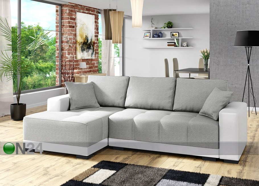 Диван серый угловой