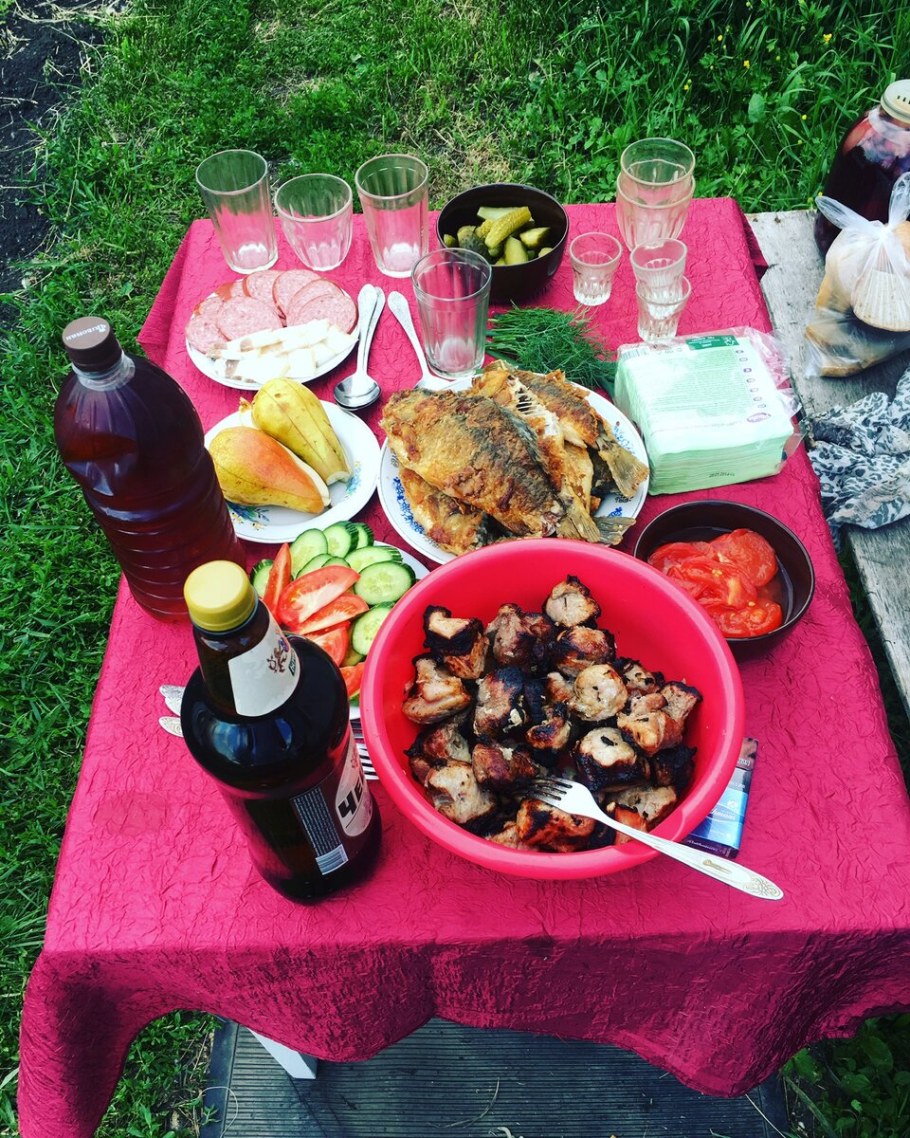 Шашлык зимой