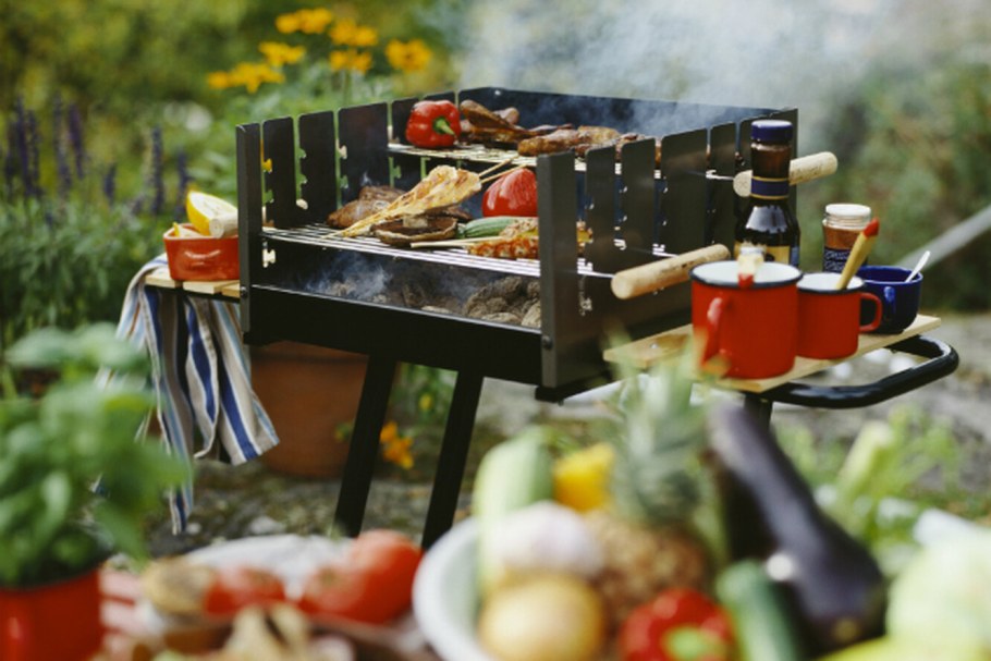 Шашлыки на природе весной