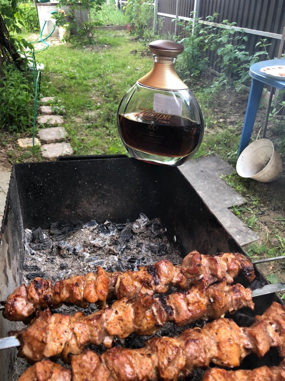 Шашлык с водочкой