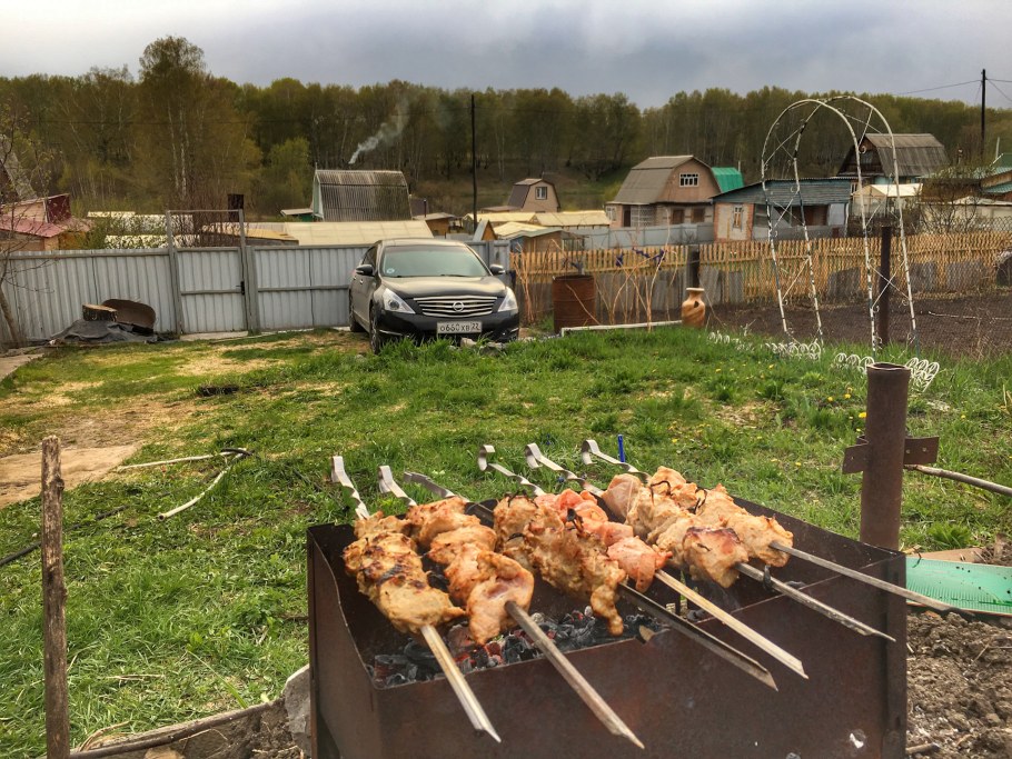 Шашлыки на природе летом