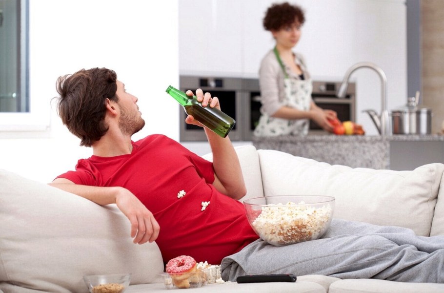 Ленивый муж и жена