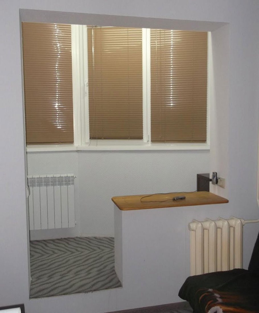 Батарея на балконе