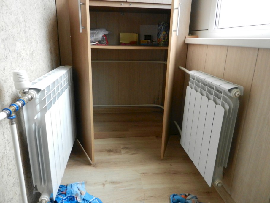 Батарея отопления на лоджии