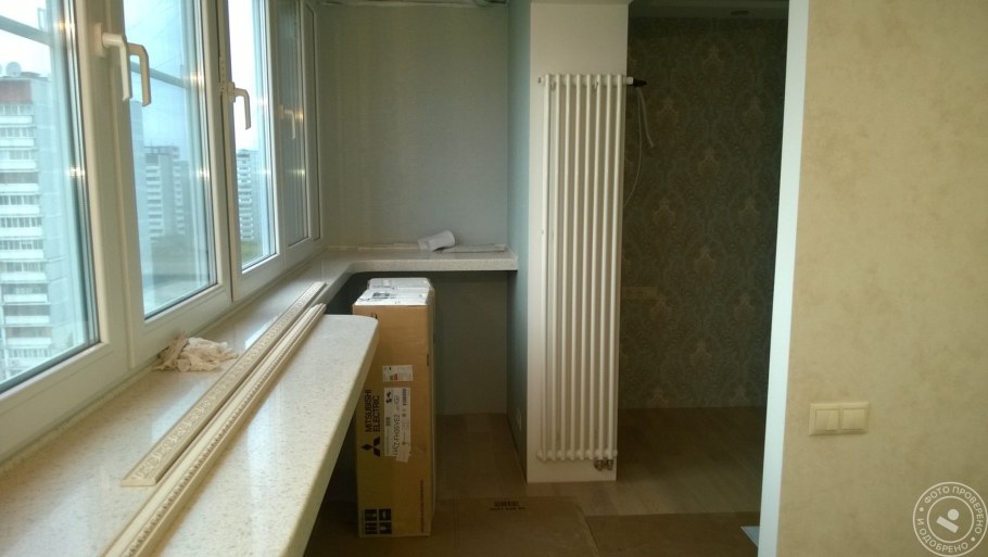 Батарея на лоджии