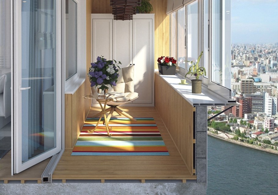 Радиатор отопления на лоджи.