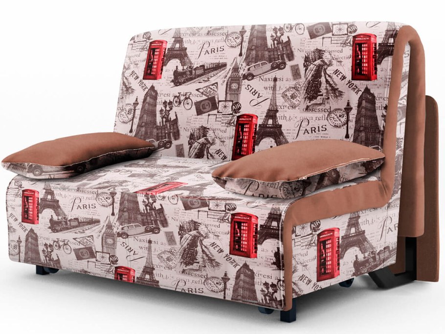 Диван аккордеон без подлокотников 140