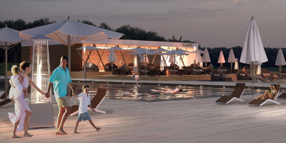 Пляжная зона парк Северного речного вокзала