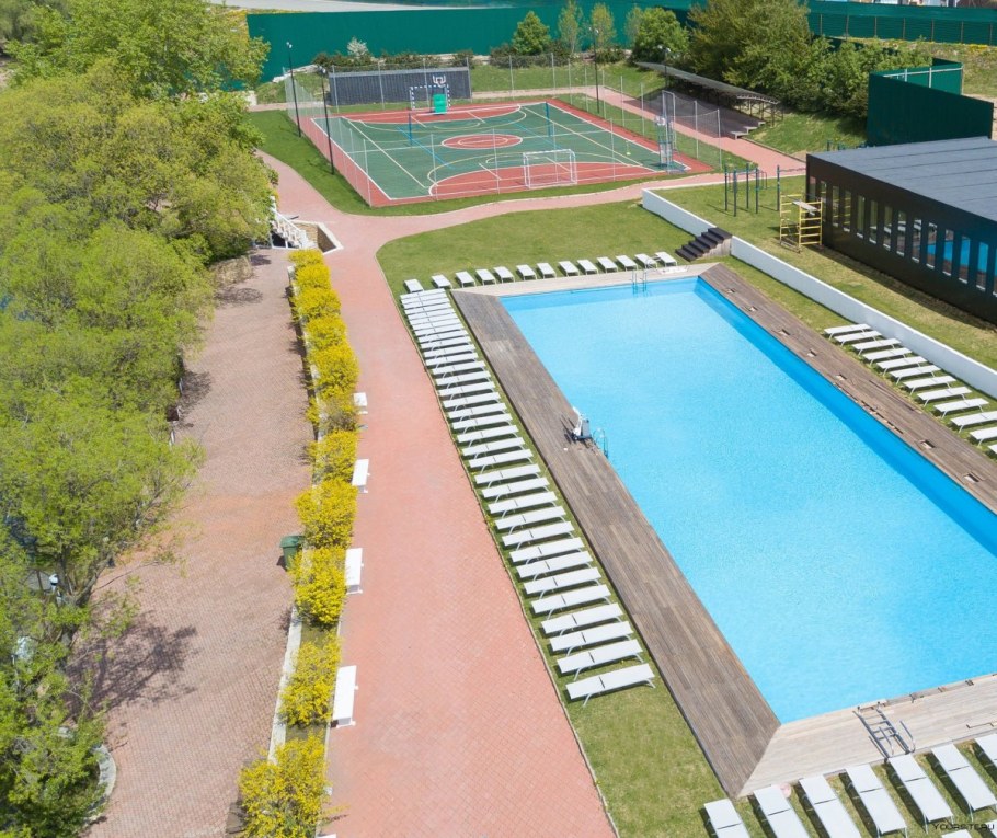 Понтонные бассейны в парке «Фили»