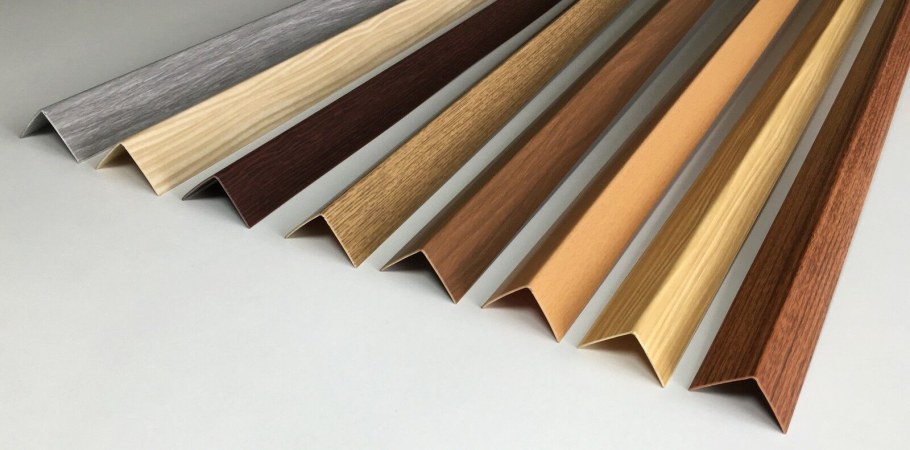 Уголок ПВХ Д-03 белый (золото), 30*30*2700 мм - РУСЭКСПРЕСС