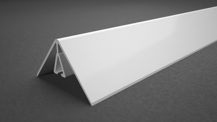 Профиль ПВХ 2700х25х12 мм цвет бук