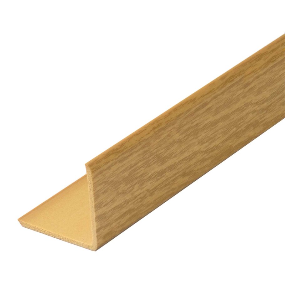 Уголок МДФ универсальный дуб стоунвуд 24x24x2600 мм