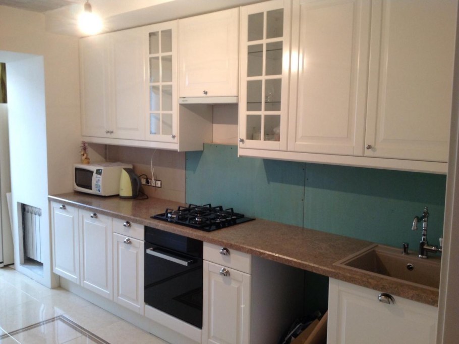 Кухня икеа белая 3 метра