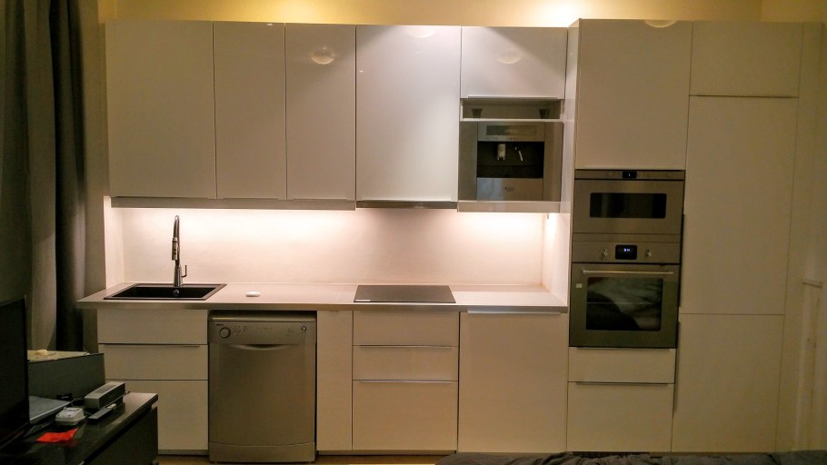 Двухуровневая кухня икеа Рингульт