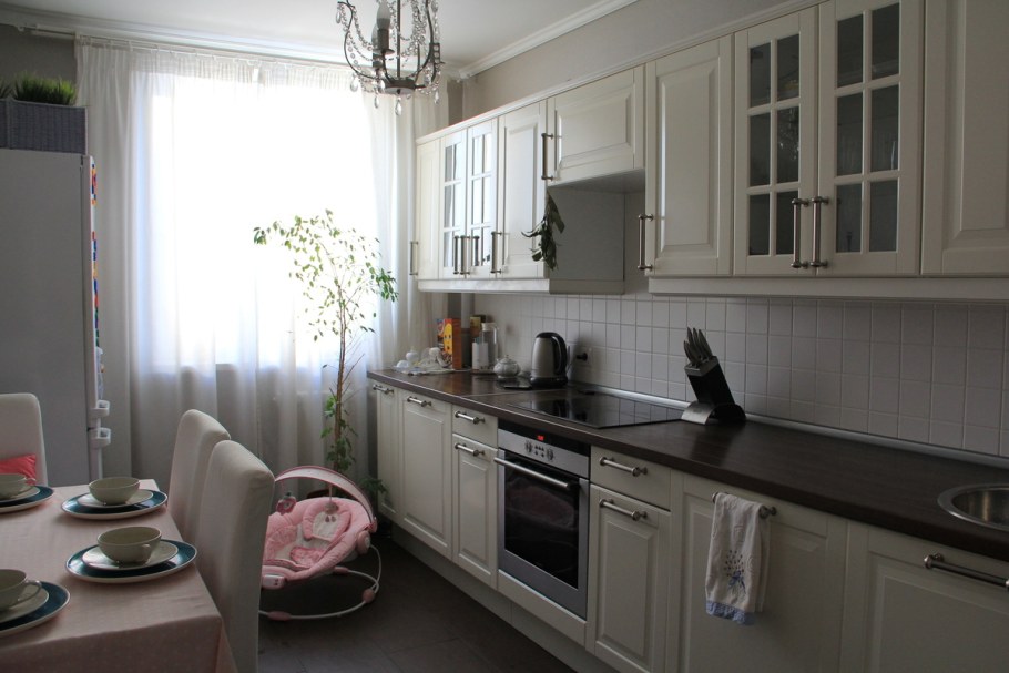 Прямая кухня икеа 3 метра