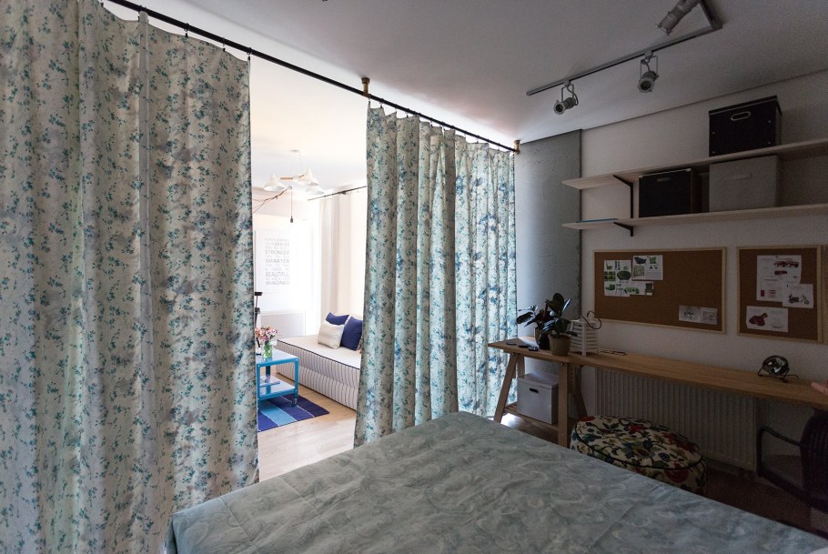 Занавески для однокомнатной квартиры