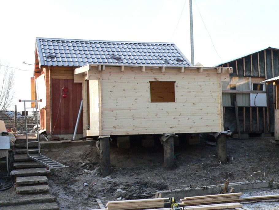 Пристройка туалет