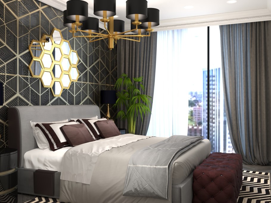 Обои в интерьере