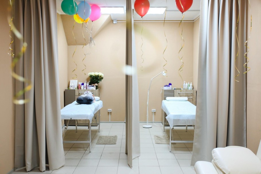 Перегородки в массажном кабинете