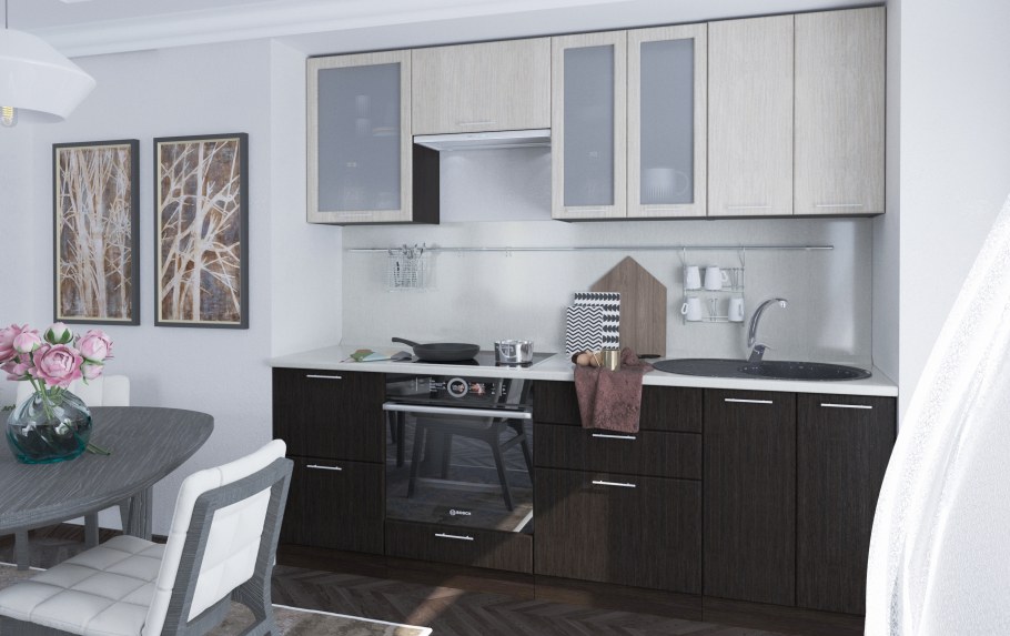 Кухня Прага дуб сонома