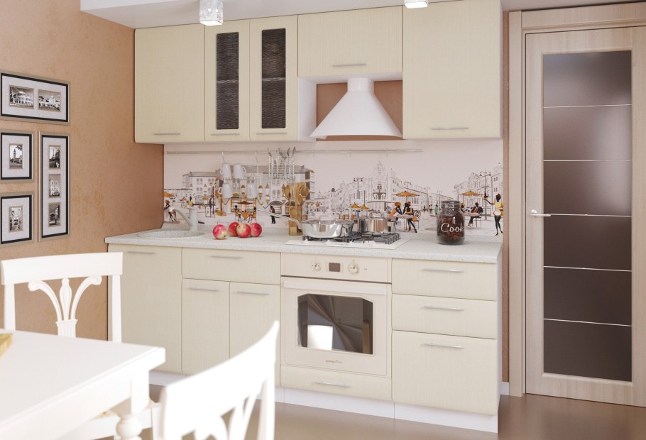 Кухня Равенна Шайн графит