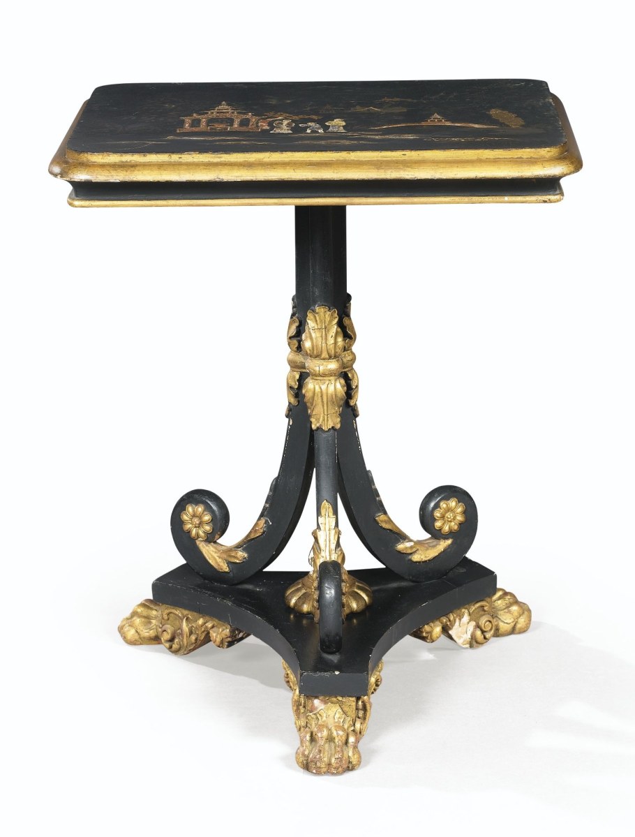 Круглый столик геридон в стиле Бидермайер