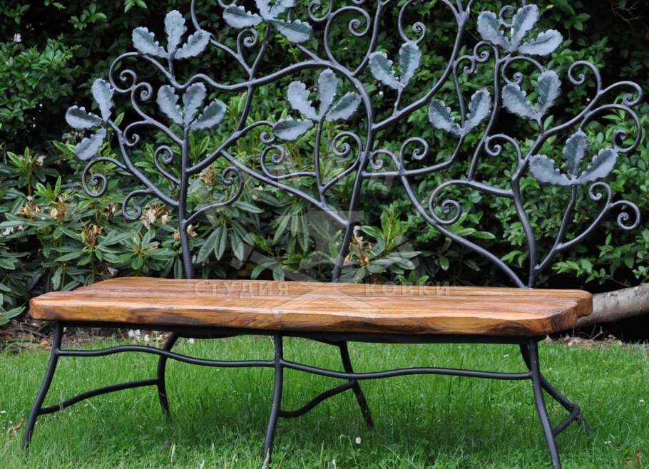 Необычные дачные скамейки