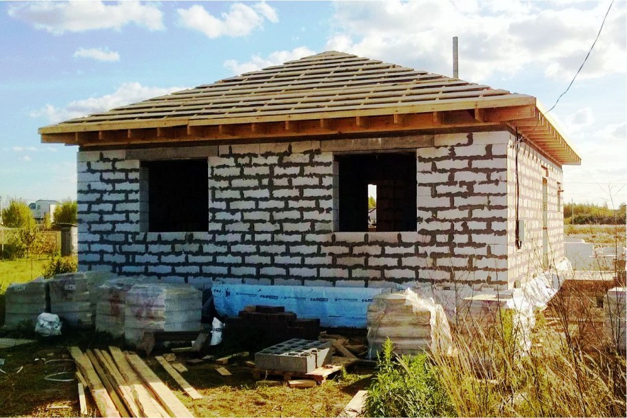 Дом из сибита 6 на 8