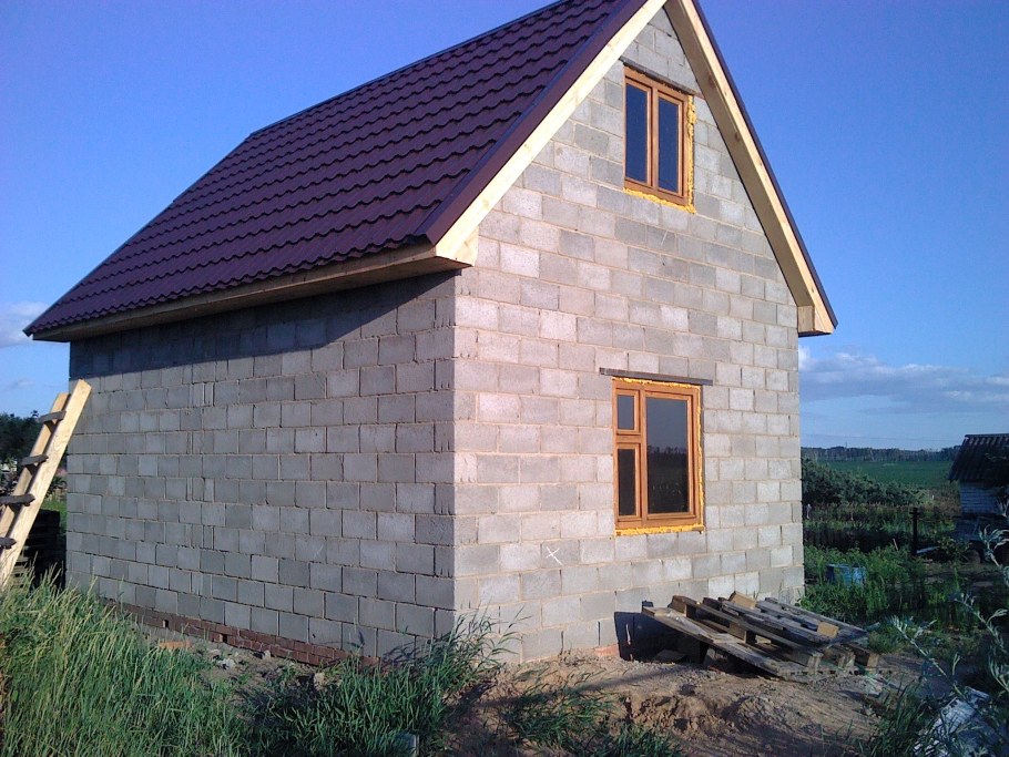 Дом пеноблок