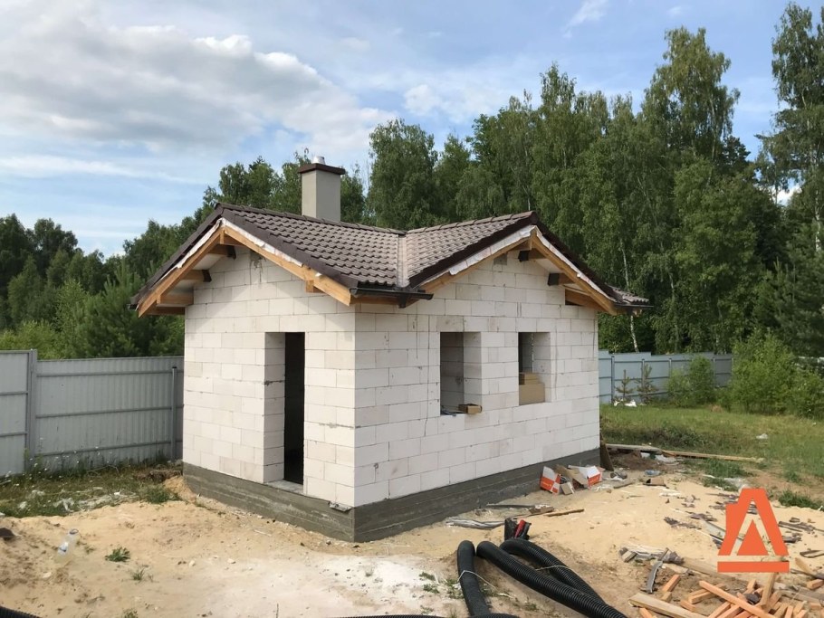 Дом из пеноблоков