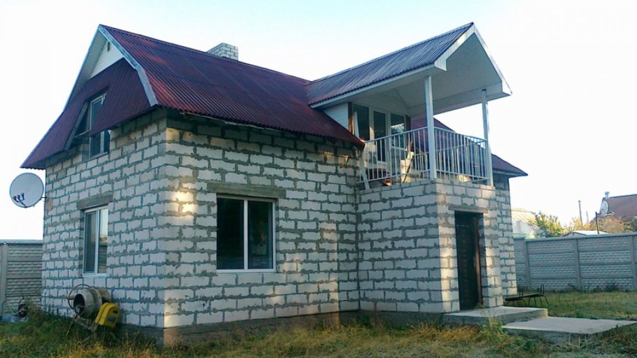 Двухэтажная баня 6х4