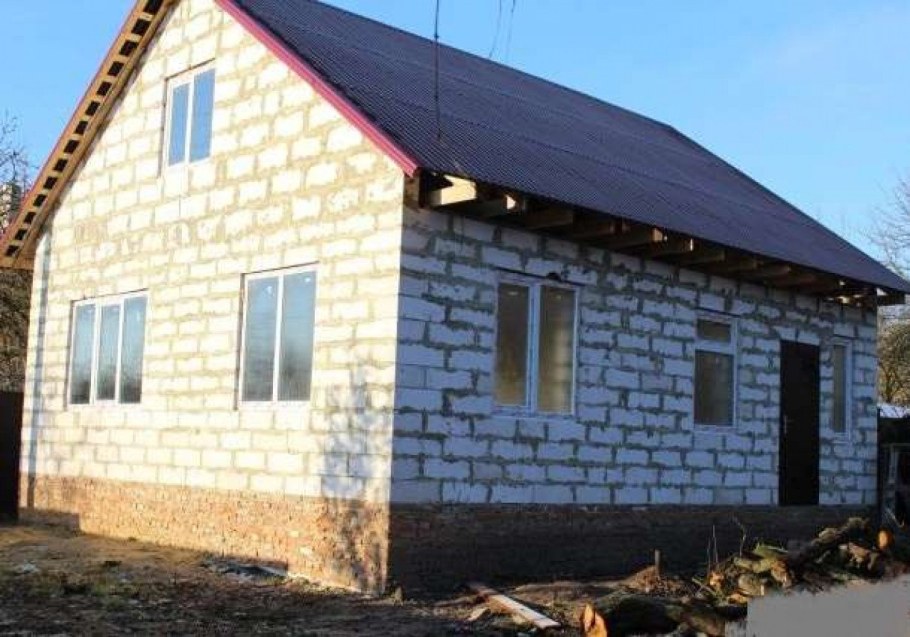 Баня 6 на 6 из газобетона