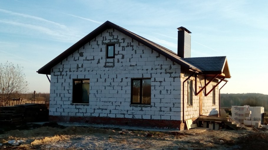 Дом из газосиликатных блоков