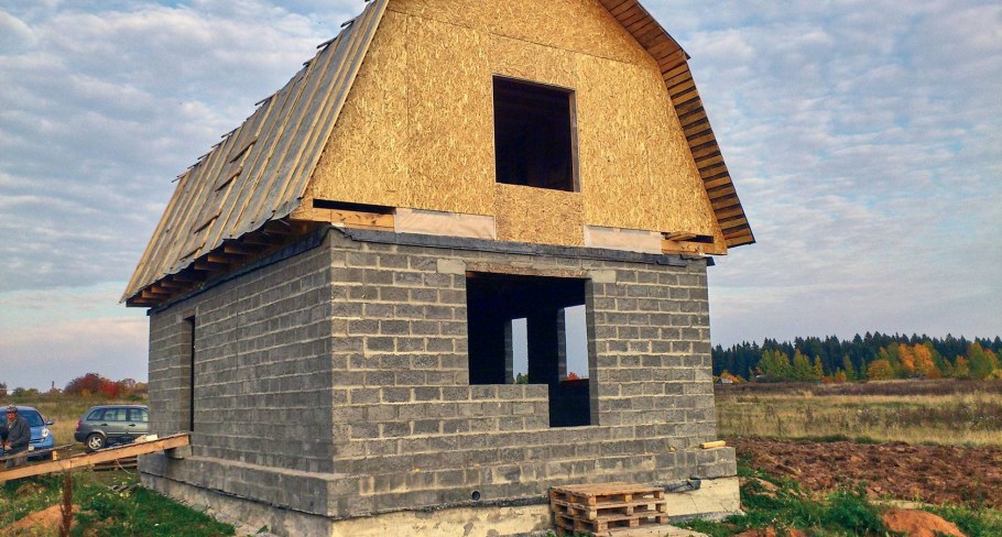 Дом пеноблок