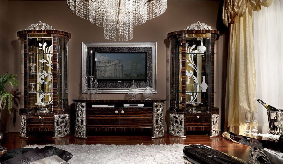 Полированная мебель в современном интерьере