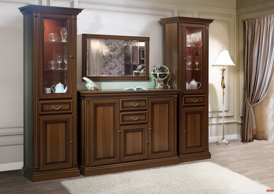 Глянцевая стенка Модерн BMS