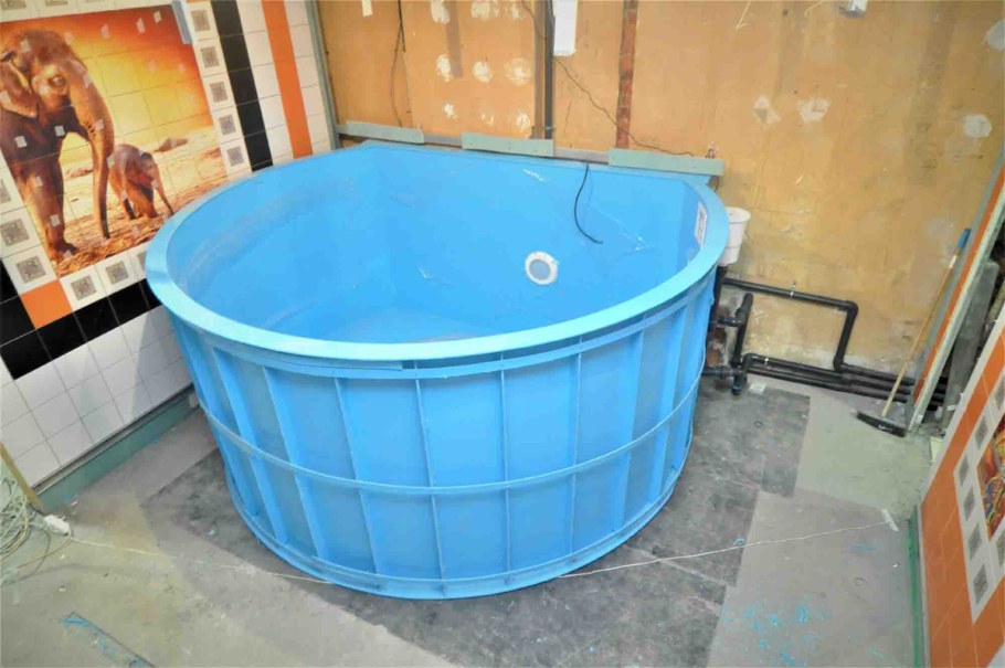 Круглая купель из пластика 980 мм.