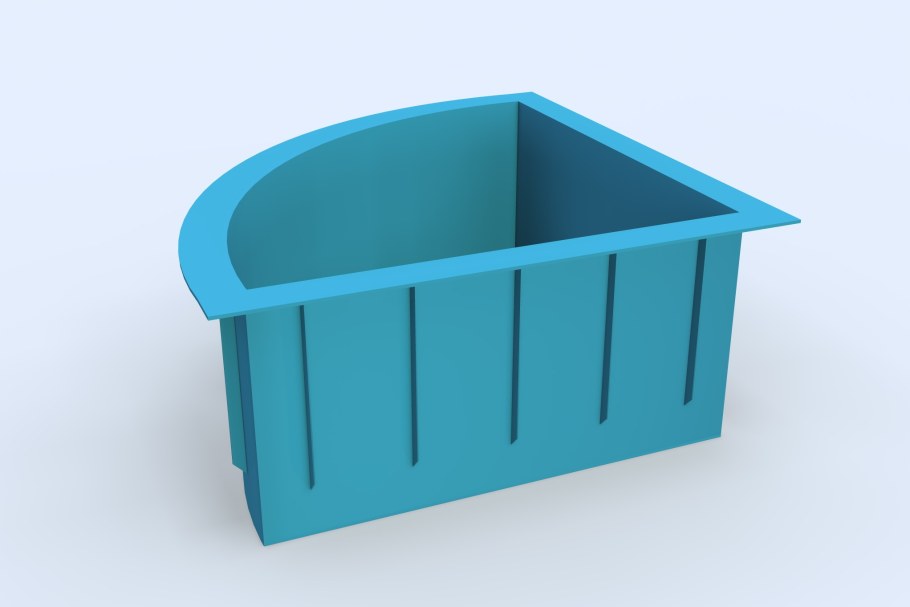 Пластиковая купель 1000х800