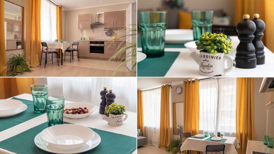 Гостиная до и после