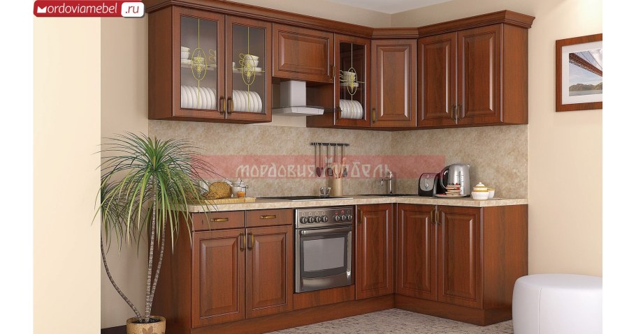 Кухня классика угловая