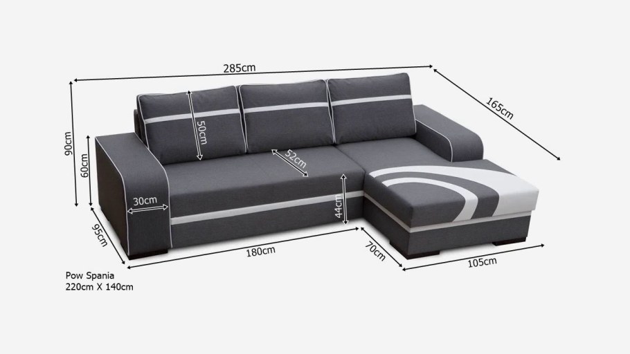 Диван угловой раскладной двуспальный