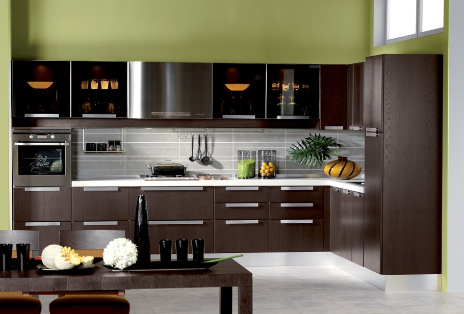 Кухня венге в интерьере