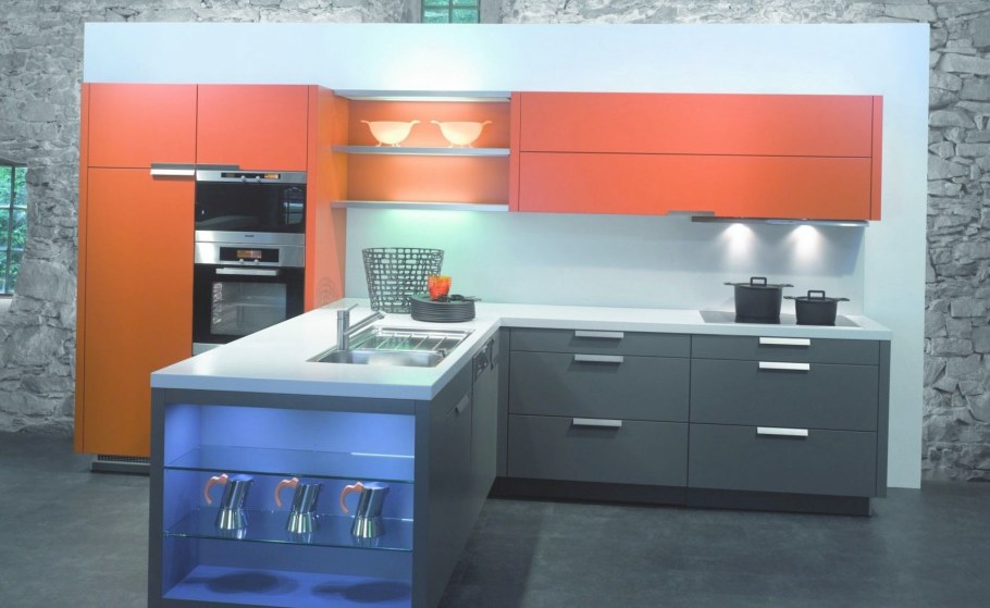 Необычный кухонный гарнитур