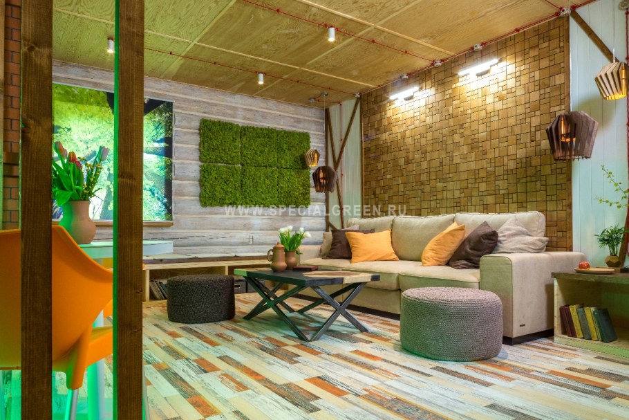 Комната в природном стиле